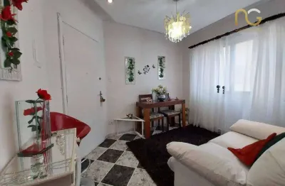 Apartamento com 1 dormitório à venda, 50 m² por r$ 280.000,00 - canto do forte - praia grande/sp