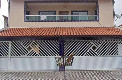 Casa assobradada em condominio 02 dormitorios - mirim/praia grande-sp
