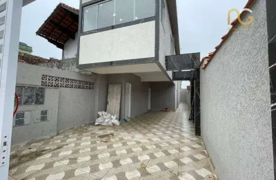 Sobrado com 3 dormitórios à venda, 70 m² por r$ 392.000,00 - balneário pires - praia grande/sp
