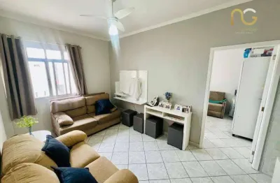 Apartamento com 1 dormitório à venda, 50 m² por r$ 240.000,00 - aviação - praia grande/sp