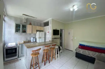 Kitnet com 1 dormitório à venda, 30 m² por r$ 210.000,00 - boqueirão - praia grande/sp