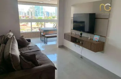 Apartamento com 2 dormitórios à venda, 74 m² por r$ 670.000,00 - canto do forte - praia grande/sp