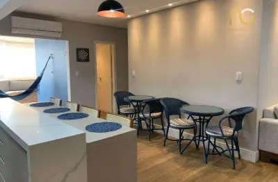 Apartamento com 2 dormitórios à venda, 93 m² por r$ 719.000,00 - tupi - praia grande/sp