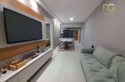 Apartamento com 2 dormitórios à venda, 74 m² por r$ 750.000,00 - canto do forte - praia grande/sp