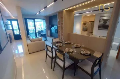 Apartamento com 2 dormitórios à venda, 76 m² por r$ 833.000,00 - aviação - praia grande/sp