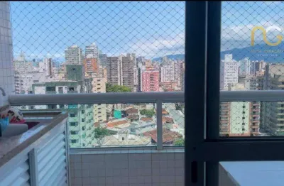Apartamento com 2 dormitórios à venda, 89 m² por r$ 640.000,00 - tupi - praia grande/sp