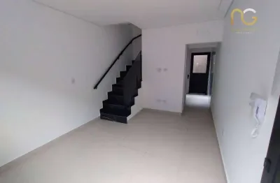 Apartamento com 2 dormitórios à venda, 52 m² por r$ 370.000,00 - mirim - praia grande/sp