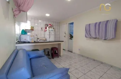 Kitnet com 1 dormitório à venda, 33 m² por r$ 175.000,00 - aviação - praia grande/sp