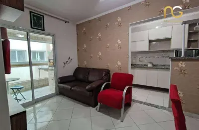 Apartamento com 1 dormitório à venda, 43 m² por r$ 340.000,00 - aviação - praia grande/sp