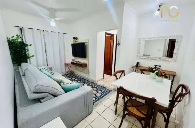 Apartamento com 1 dormitório à venda, 43 m² por r$ 285.000,00 - canto do forte - praia grande/sp