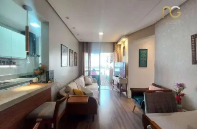 Apartamento com 2 dormitórios à venda, 73 m² por r$ 470.000,00 - aviação - praia grande/sp