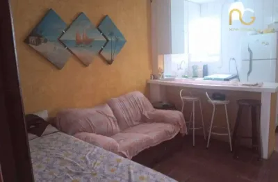 Kitnet com 1 dormitório à venda, 37 m² por r$ 192.000,00 - tupi - praia grande/sp