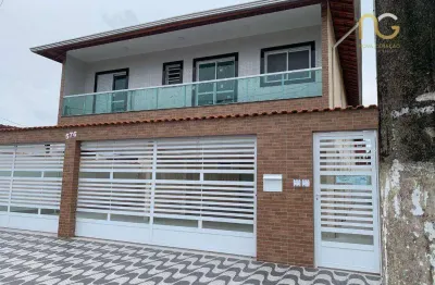 Casa com 2 dormitórios à venda, 60 m² por r$ 340.000,00 - jardim alice - praia grande/sp