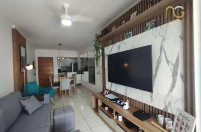 Apartamento com 2 dormitórios à venda, 82 m² por r$ 520.000,00 - tupi - praia grande/sp