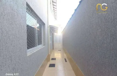 Casa assobradada em condominio 02 dormitorios 01 banheiro 01 lavabo quintal 01 vaga de garagem - jd.real/praia grande-sp