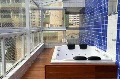 Apartamento garden à venda, 153 m² por r$ 1.499.000,00 - aviação - praia grande/sp