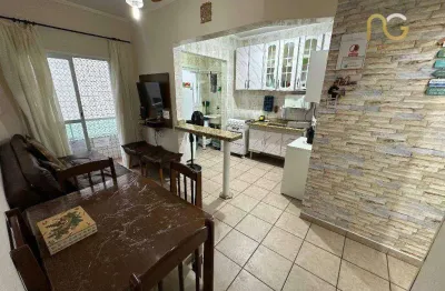 Apartamento com 1 dormitório à venda, 38 m² por r$ 217.000,00 - mirim - praia grande/sp