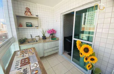 Apartamento com 2 dormitórios à venda, 70 m² por r$ 515.000,00 - vila assunção - praia grande/sp