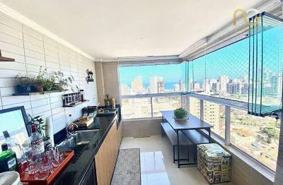 Apartamento com 3 dormitórios à venda, 95 m² por r$ 950.000,00 - canto do forte - praia grande/sp