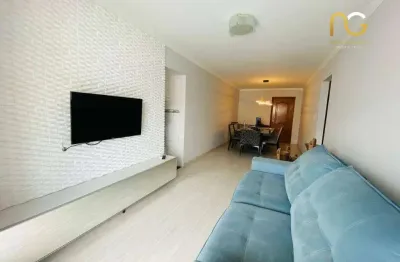 Apartamento com 2 dormitórios à venda, 104 m² por r$ 735.000,00 - canto do forte - praia grande/sp