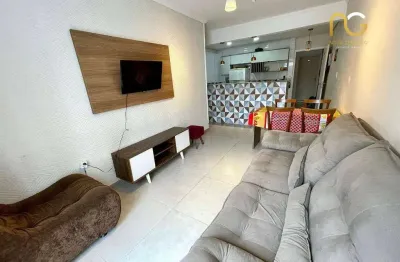 Apartamento com 1 dormitório à venda, 44 m² por r$ 235.000,00 - vilamar - praia grande/sp