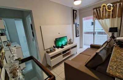 Apartamento com 1 dormitório à venda, 43 m² por r$ 267.000,00 - vila assunção - praia grande/sp