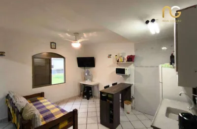 Kitnet com 1 dormitório à venda, 30 m² por r$ 148.000,00 - balneário flórida - praia grande/sp