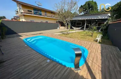 Casa com 2 dormitórios à venda, 60 m² por r$ 290.000,00 - balneário itaoca - mongaguá/sp
