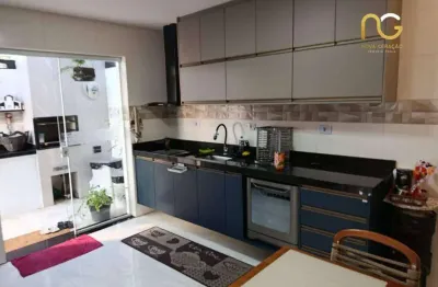Casa com 2 dormitórios à venda por r$ 560.000,00 - vilamar - praia grande/sp