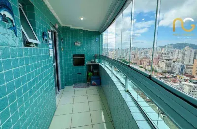 Apartamento com 2 dormitórios à venda, 66 m² por r$ 435.000,00 - boqueirão - praia grande/sp