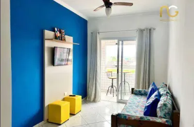 Apartamento com 1 dormitório à venda, 44 m² por r$ 245.000,00 - vila são paulo - mongaguá/sp