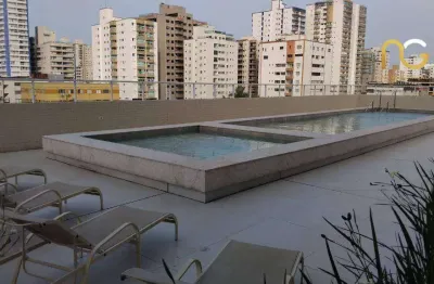 Apartamento  - predio de alto padrão - 01 dormitorio 01 suite - lazer completo - bairro vila tupi/praia grande-sp