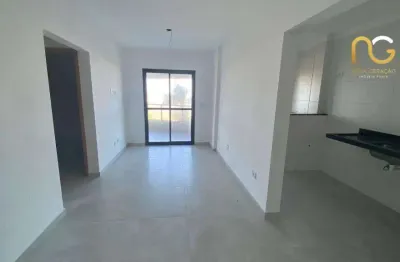 Apartamento com 2 dormitórios à venda, 53 m² por r$ 410.000,00 - balneário pires - praia grande/sp