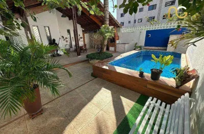 Sobrado à venda, 203 m² por r$ 1.100.000,00 - aviação - praia grande/sp