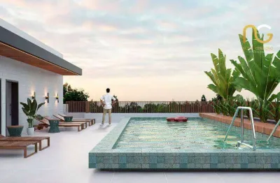 Apartamento com 1 dormitório à venda, 50 m² por r$ 383.809,00 - vila guilhermina - praia grande/sp