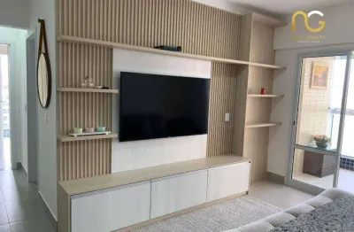 Apartamento com 2 dormitórios à venda, 86 m² por r$ 910.000,00 - aviação - praia grande/sp