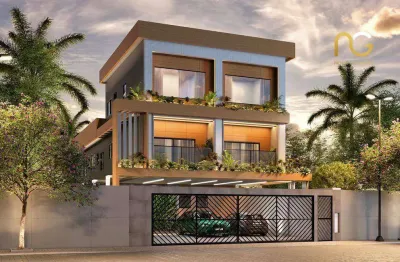 Casa com 3 dormitórios à venda, 71 m² por r$ 480.000,00 - vila guilhermina - praia grande/sp