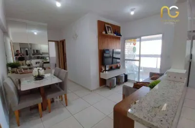 Apartamento com 2 dormitórios à venda, 71 m² por r$ 600.000,00 - vila guilhermina - praia grande/sp