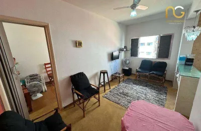 Apartamento com 1 dormitório à venda, 46 m² por r$ 190.000,00 - aviação - praia grande/sp