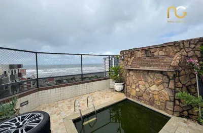 Cobertura com 3 dormitórios à venda, 138 m² por r$ 1.450.000,00 - tupi - praia grande/sp