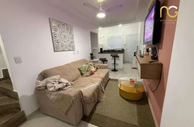 Casa com 2 dormitórios à venda, 62 m² por r$ 340.000,00 - maracanã - praia grande/sp