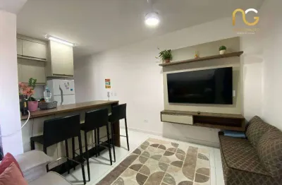 Apartamento com 1 dormitório à venda, 41 m² por r$ 385.000,00 - canto do forte - praia grande/sp