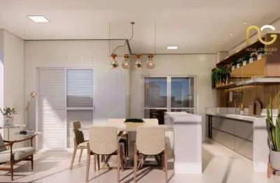 Apartamento com 3 dormitórios à venda, 79 m² por r$ 626.279,15 - vilamar - praia grande/sp