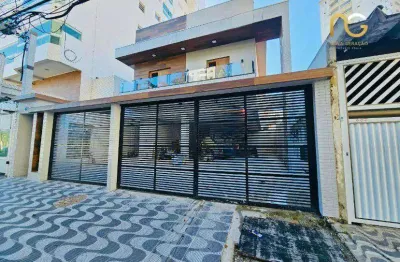 Casa com 2 dormitórios à venda, 62 m² por r$ 370.000,00 - vila guilhermina - praia grande/sp