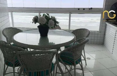 Frente mar com 03 suítes 02 vagas maracanã em praia grande