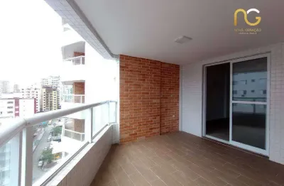 Apartamento com 2 dormitórios à venda, 89 m² por r$ 727.920,67 - aviação - praia grande/sp
