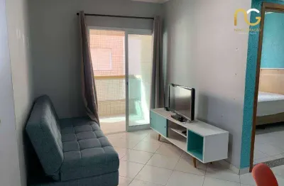 Apartamento com 1 dormitório à venda, 45 m² por r$ 330.000,00 - aviação - praia grande/sp