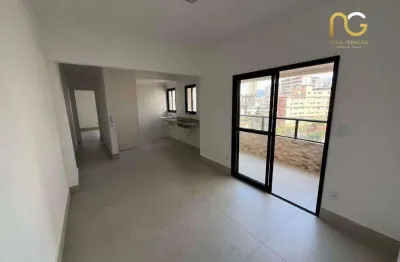 Apartamento com 1 dormitório à venda, 57 m² por r$ 365.000,00 - caiçara - praia grande/sp