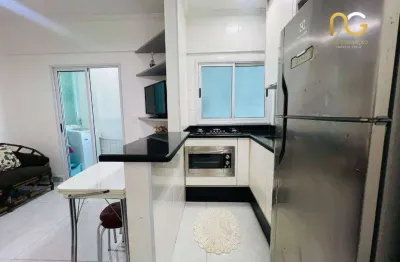 Apartamento com 1 dormitório à venda, 42 m² por r$ 320.000,00 - boqueirão - praia grande/sp
