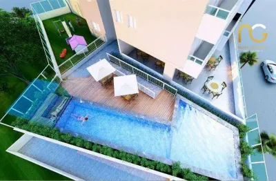 Apartamento com 1 dormitório à venda, 49 m² por r$ 175.000,00 - caiçara - praia grande/sp